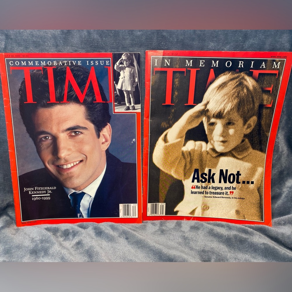 Two Time Magazines John F. Kennedy Jr.